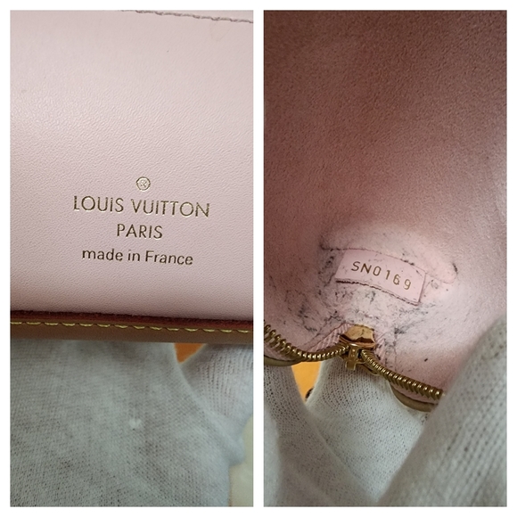 ❌️SOLD❌️Authentic LV Damier Azur Elizabeth Pencil Pouch Rose Ballerine - Picture 4 of 16